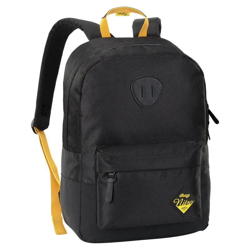 Nitro Urban Classic - Mochila para portátil 45 cm 15" (color: negro dorado)