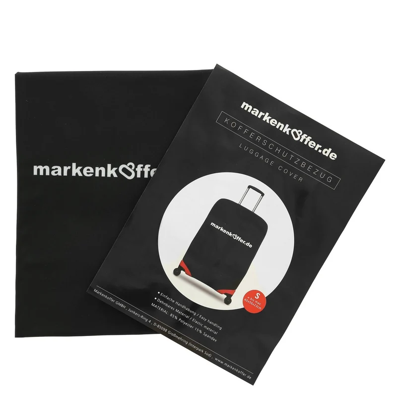 Markenkoffer.de Zubehör - Funda protectora para maleta S (black)
