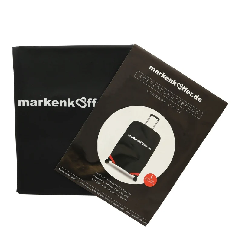 Markenkoffer.de Zubehör Funda protectora para maleta (black, L)