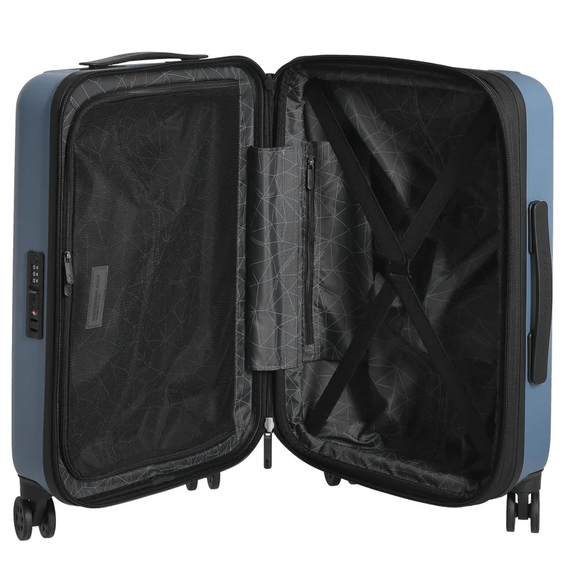 Mandarina Duck Tank Case - Trolley de 4 ruedas 55 cm expandible (china blue)