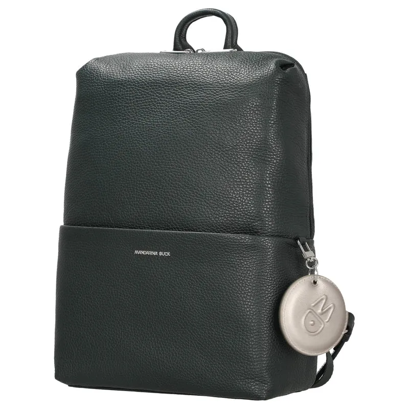 Mandarina Duck Mellow Leather - Mochila 13" 36 cm Cuero (color: escarabajo)