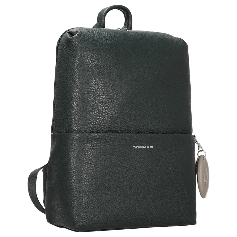 Mandarina Duck Mellow Leather - Mochila 13" 36 cm Cuero (color: escarabajo)