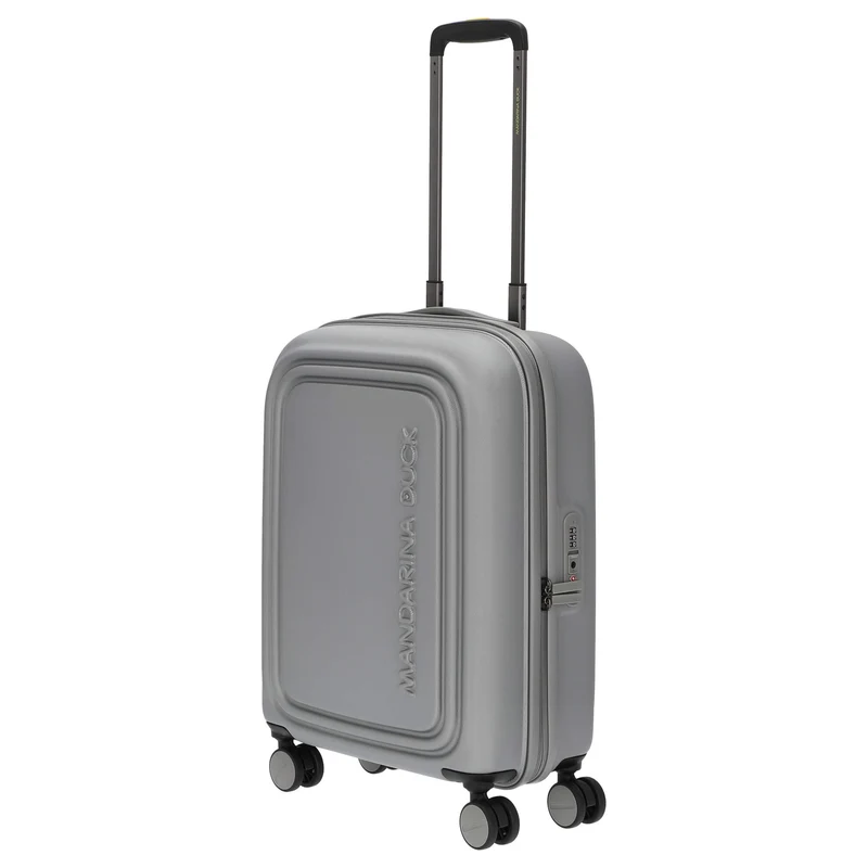 Mandarina Duck Logoduck+ - Trolley de cabina con 4 ruedas 55 cm S (silver)