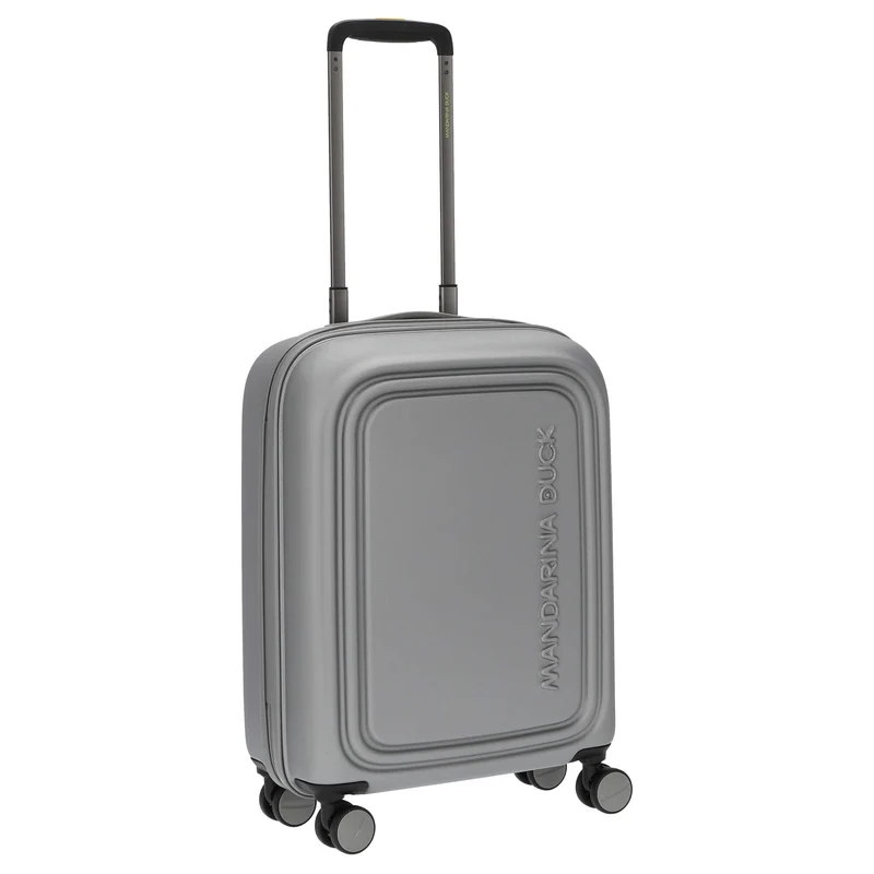 Mandarina Duck Logoduck+ - Trolley de cabina con 4 ruedas 55 cm S (silver)