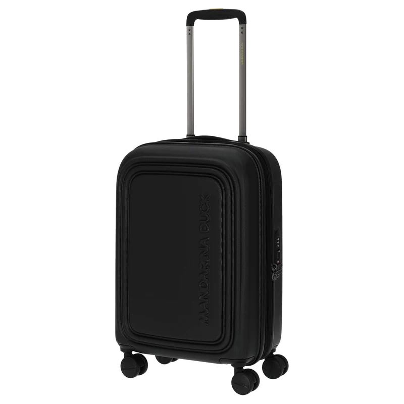 Mandarina Duck Logoduck+ - Trolley de cabina con 4 ruedas 55 cm S expandible (black)