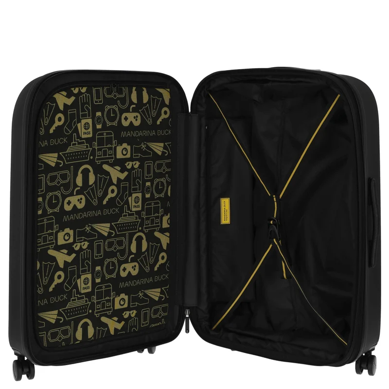 Mandarina Duck Logoduck+ - Trolley de 4 ruedas 74 cm L expandible (black)