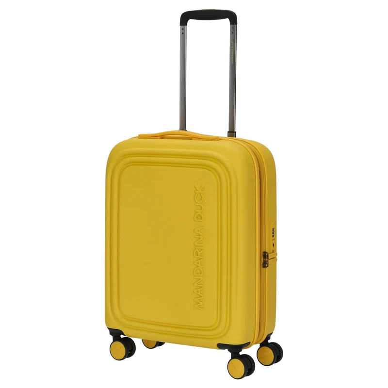 Mandarina Duck Logoduck+ - Trolley de cabina de 4 ruedas 52 cm expandible (duck yellow)