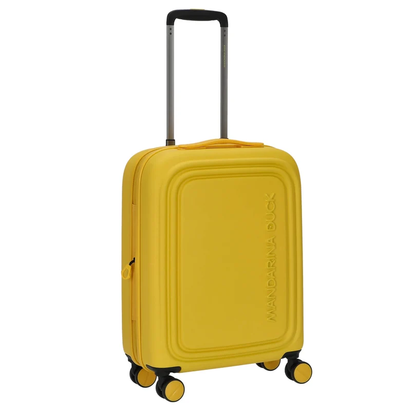Mandarina Duck Logoduck+ - Trolley de cabina de 4 ruedas 52 cm expandible (duck yellow)