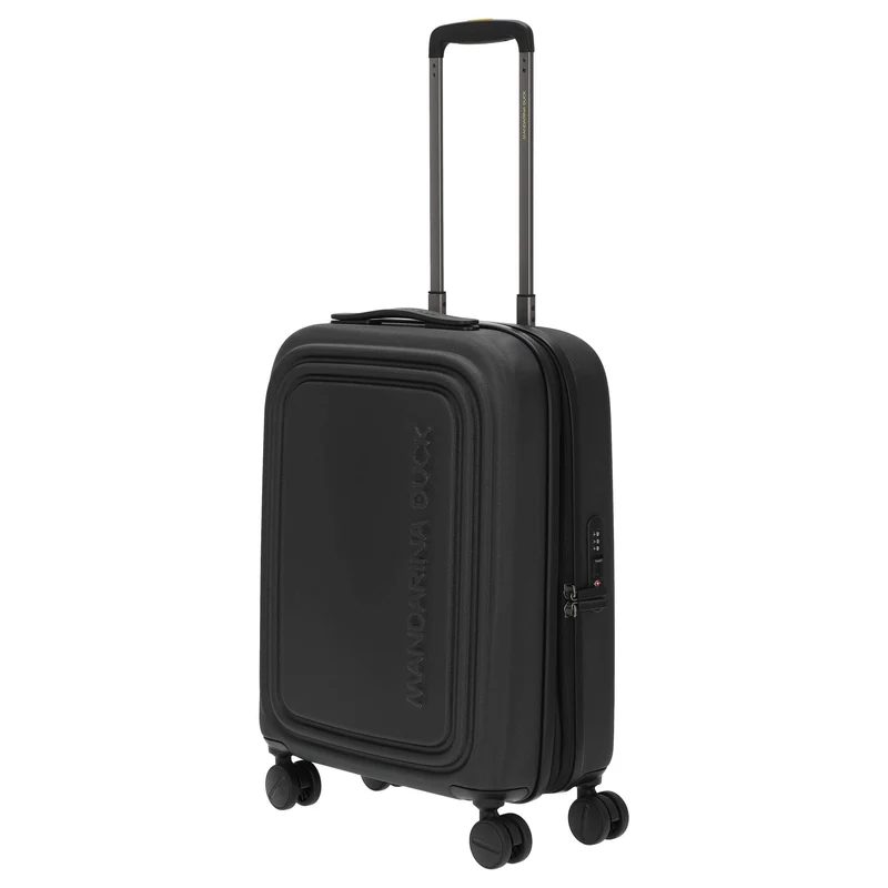 Mandarina Duck Logoduck+ - Trolley de cabina de 4 ruedas 52 cm expandible (black)