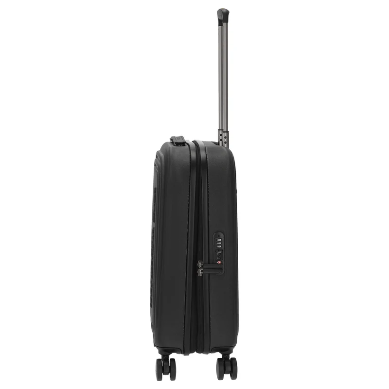 Mandarina Duck Logoduck+ - Trolley de cabina de 4 ruedas 52 cm expandible (black)