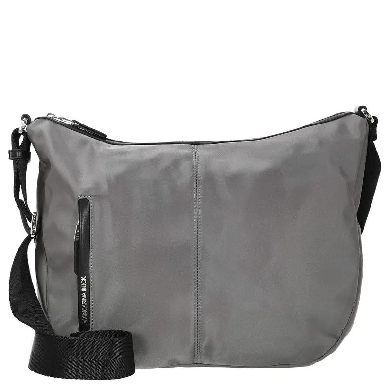 Mandarina Duck Hunter Hobo - Bolso bandolera 36 cm (smoked pearl)