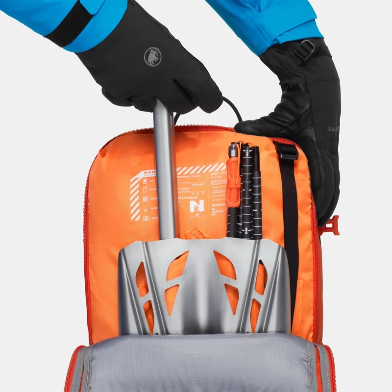 Mammut Nirvana 28 - Mochila de esquí de montaña 50 cm (mammut rojo-negro)