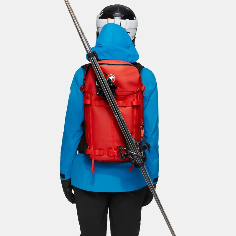 Mammut Nirvana 28 - Mochila de esquí de montaña 50 cm (mammut rojo-negro)