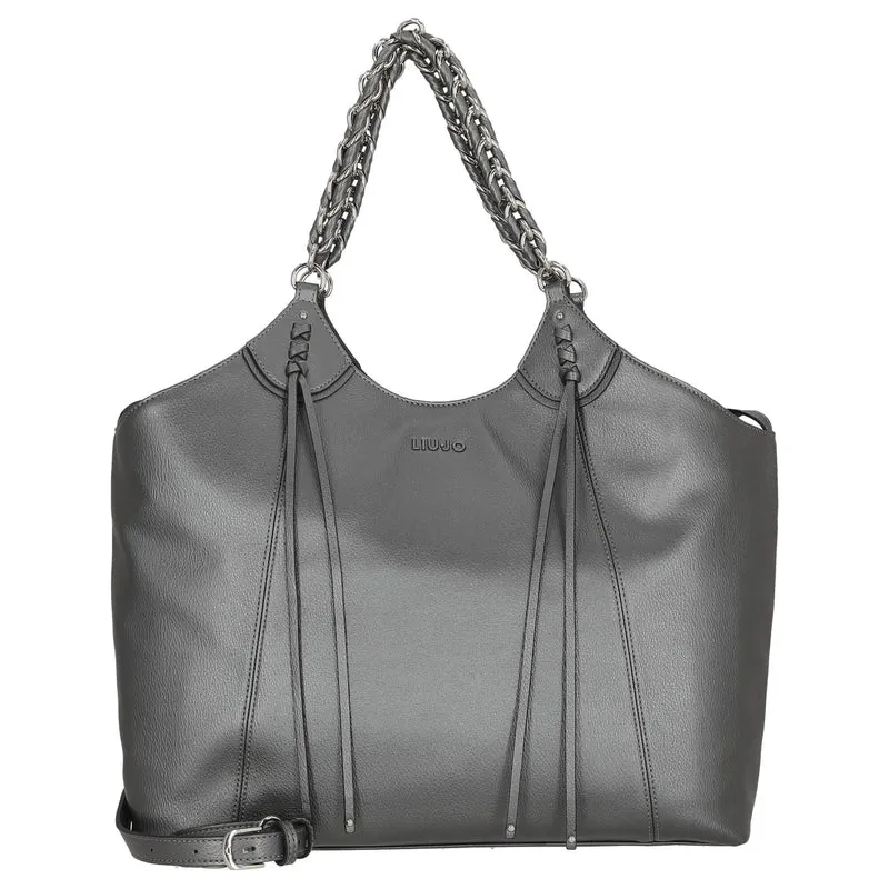 Liu Jo Euthalia - Bolso shopper L 43 cm (antracite met.)