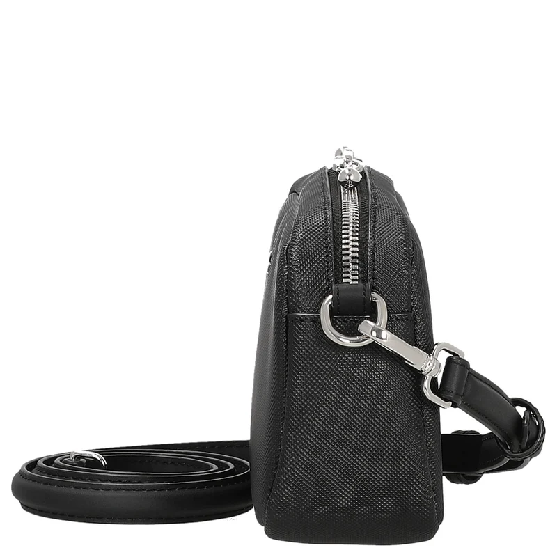 Lacoste Daily City - Bolso bandolera 20 cm (black)