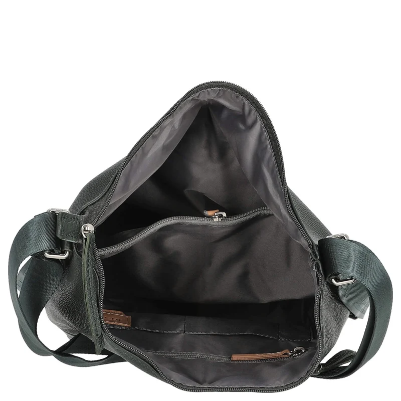 Jost Vika - Bolso de hombro 33 cm (verde botella)