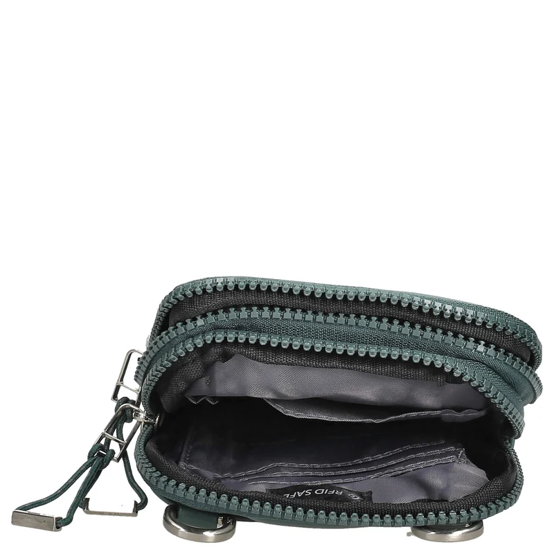 Jost Kaarina - Bolso bandolera 16 cm RFID (bottlegreen)