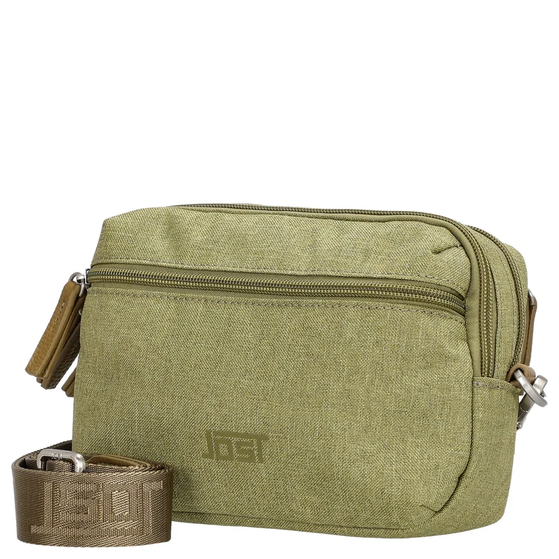 Jost Bergen Crossover - Bolso bandolera 19 cm (olive)