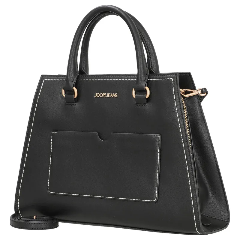 Joop Jeans Women Solido Lika - Bolso de mano M 35 cm (black)