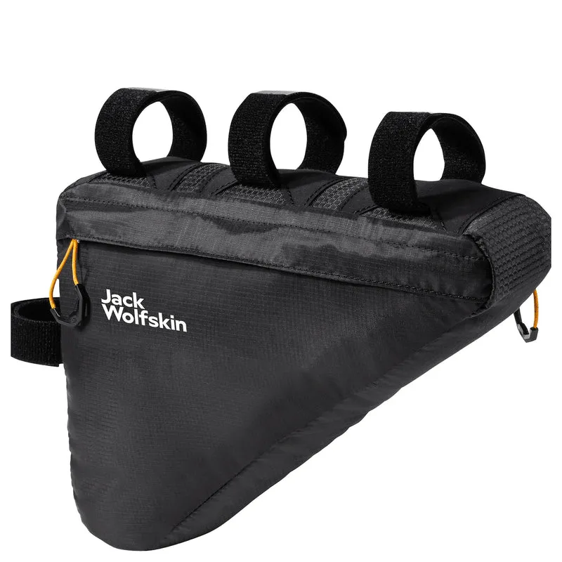 Jack Wolfskin Morobbia Triangle Bag - Bolsa de cuadro (Bikepacking) 27 cm (flash black)