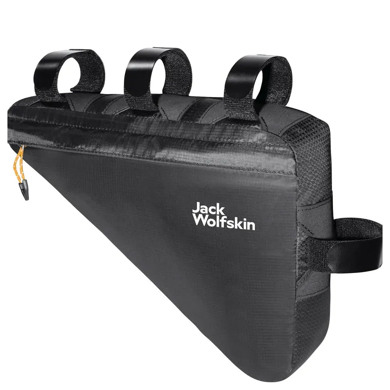 Jack Wolfskin Morobbia Triangle Bag - Bolsa de cuadro (Bikepacking) 27 cm (flash black)