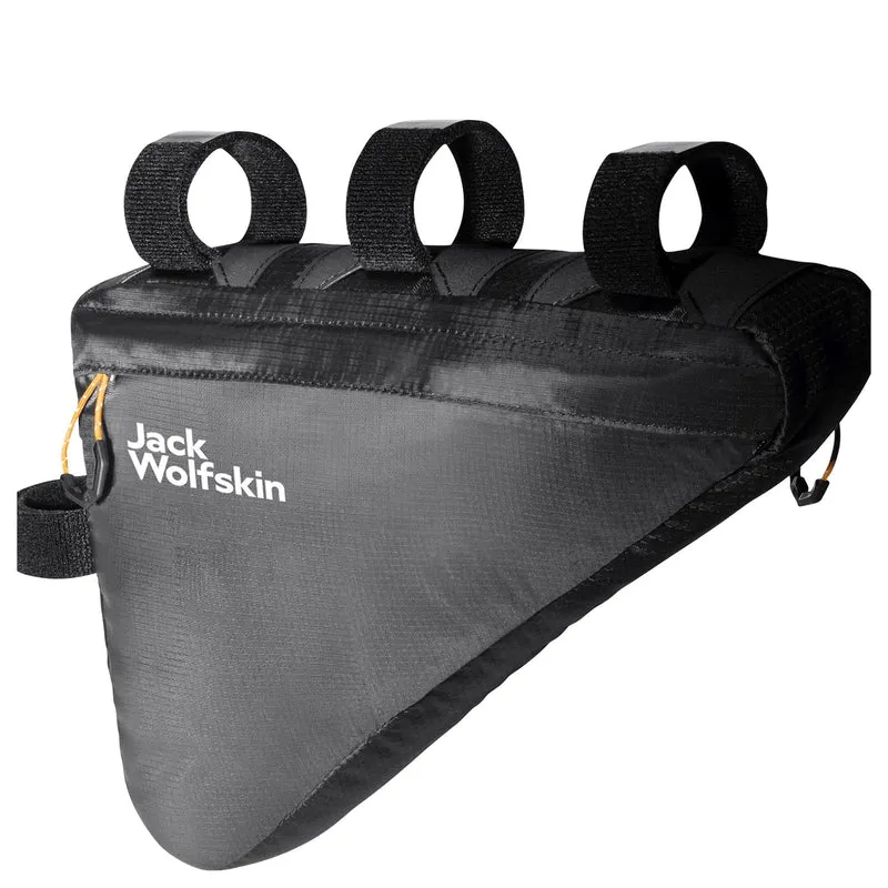 Jack Wolfskin Morobbia Triangle Bag - Bolsa de cuadro (Bikepacking) 27 cm (flash black)