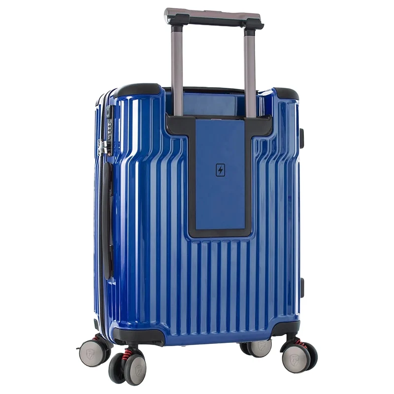 Heys Tekno - Trolley de cabina con 4 ruedas S 15.6" 53 cm USB (blue)