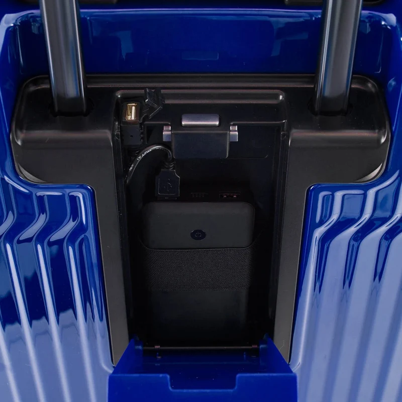 Heys Tekno - Trolley de cabina con 4 ruedas S 15.6" 53 cm USB (blue)