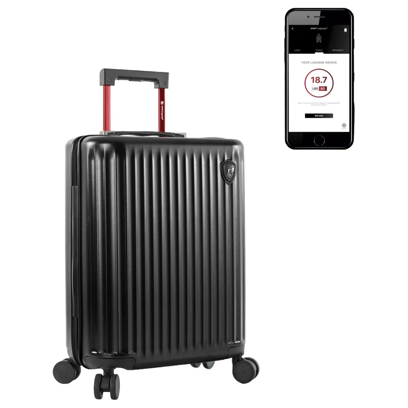 Heys SmartLuggage - Trolley de cabina con 4 ruedas S (black)