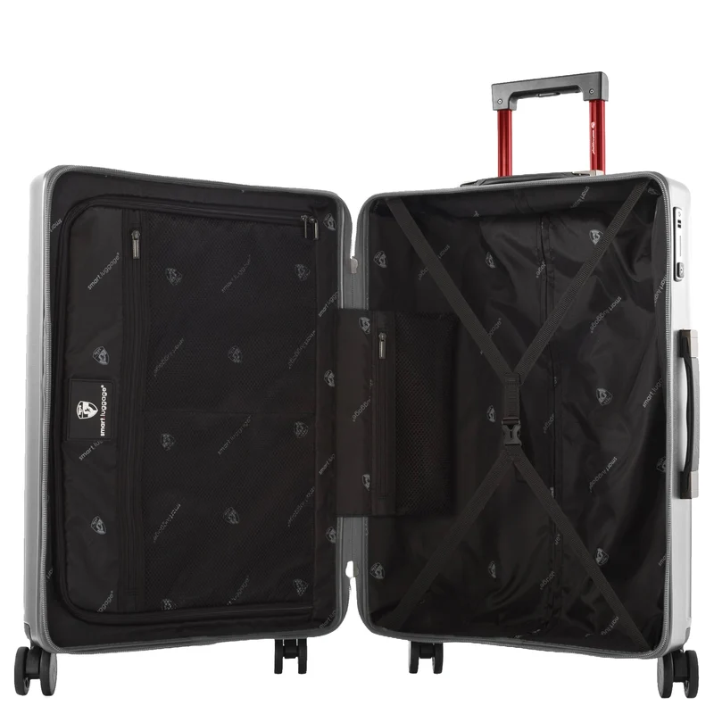 Heys SmartLuggage - Trolley de 4 ruedas M (silver)