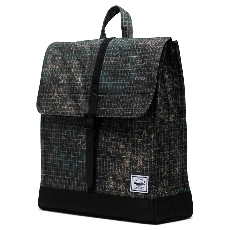 Herschel City Mid ECO 14 - Mochila 35 cm (forest grid)