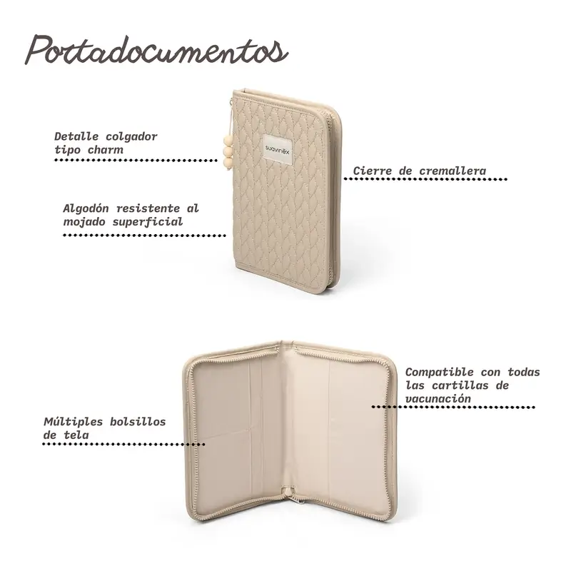 Suavinex Portadocumentos, Rosa
