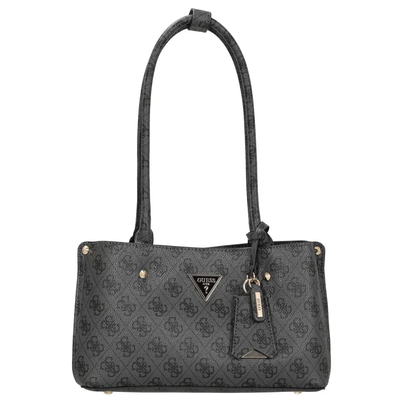 Guess Meridian - Bolso de hombro 27 cm (coal logo)