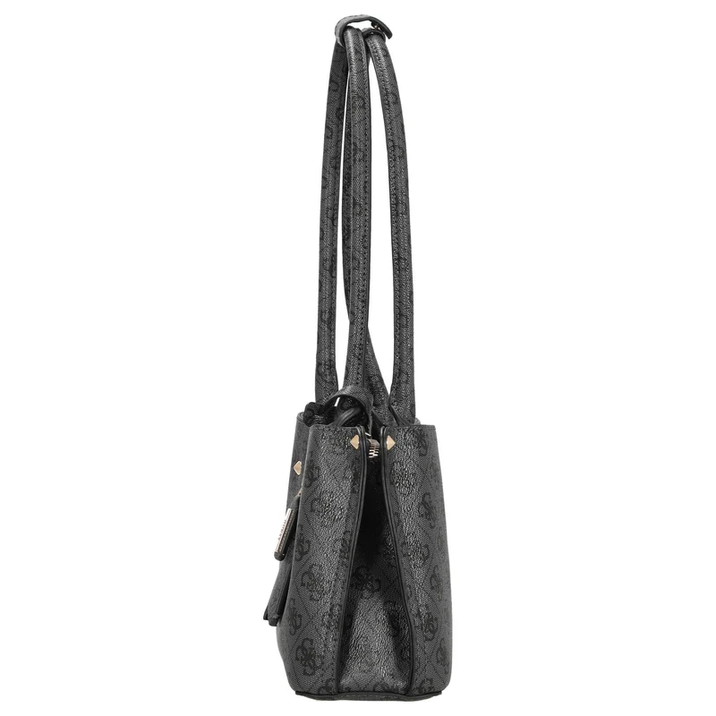 Guess Meridian - Bolso de hombro 27 cm (coal logo)