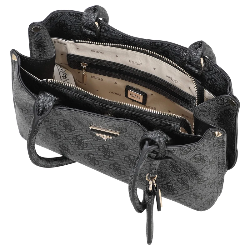 Guess Meridian - Bolso de hombro 27 cm (coal logo)