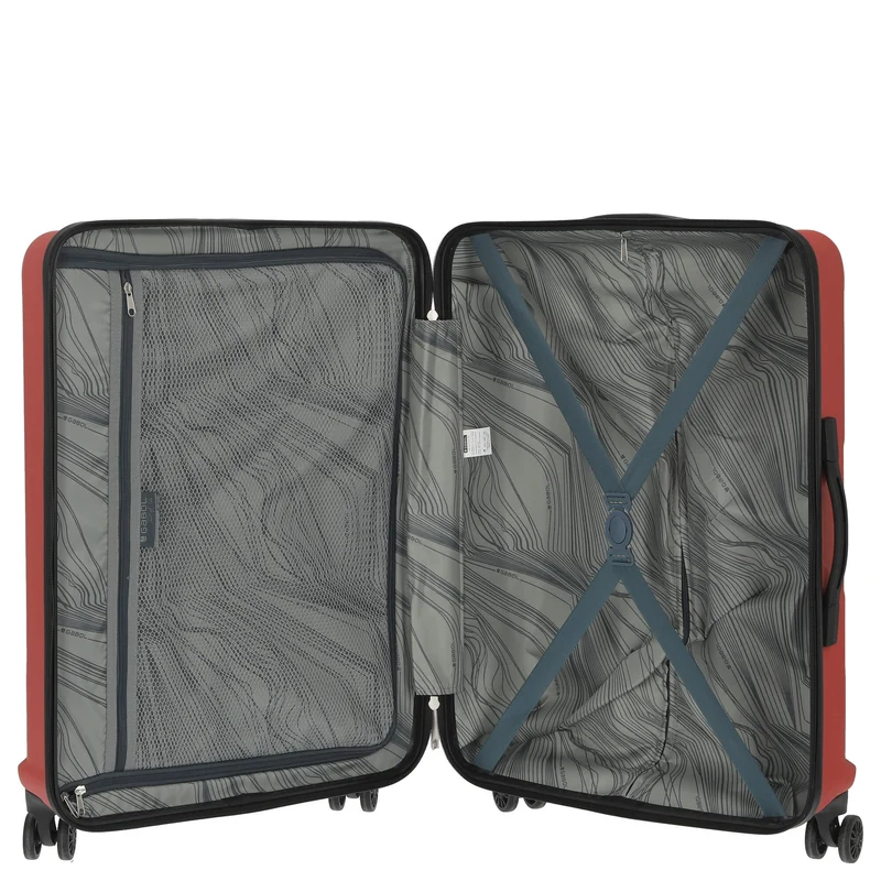 Gabol Vienna - Trolley de 4 ruedas 67 cm M (coral)