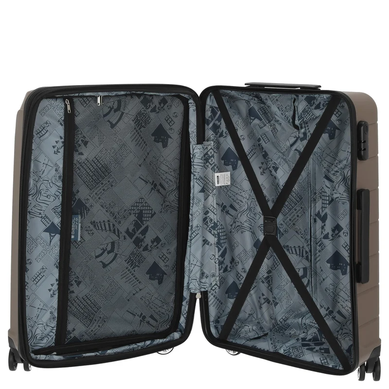 Gabol Midori - Trolley de 4 ruedas 66 cm M (stone)