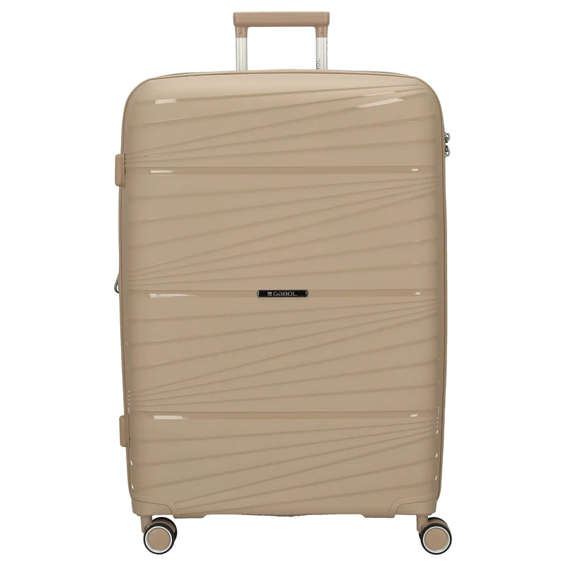 Gabol Kiba - Maleta de 4 ruedas 76 cm L (beige)