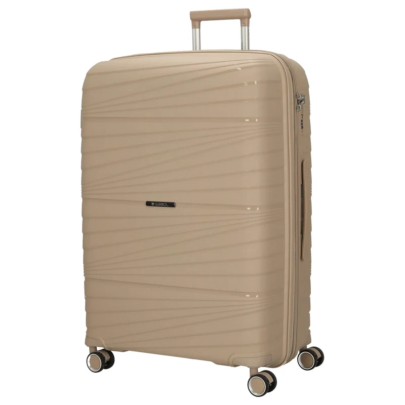 Gabol Kiba - Maleta de 4 ruedas 76 cm L (beige)