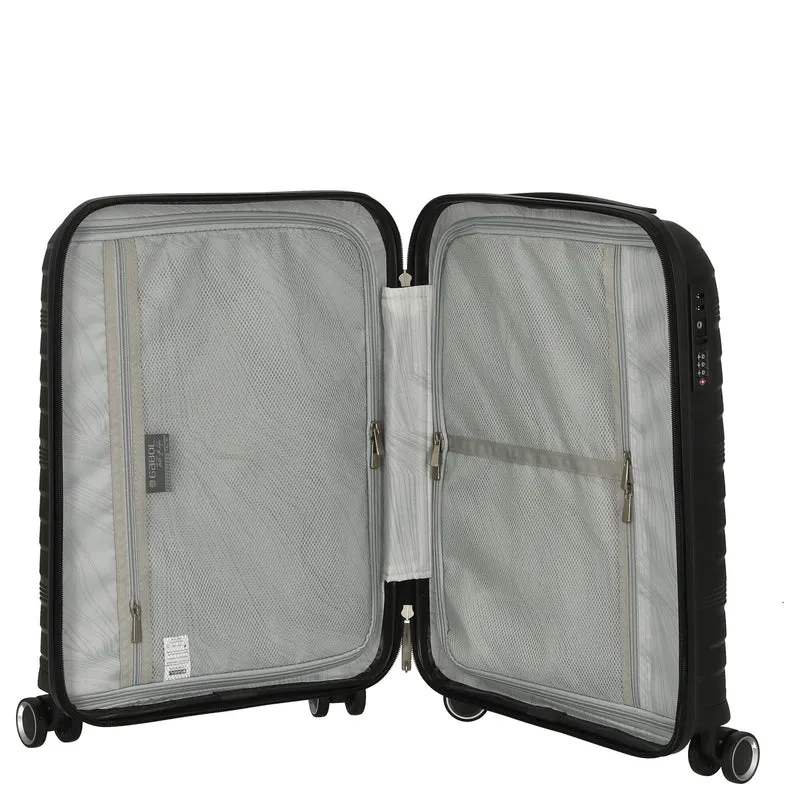 Gabol Kiba - Trolley de cabina con 4 ruedas 54 cm (black)