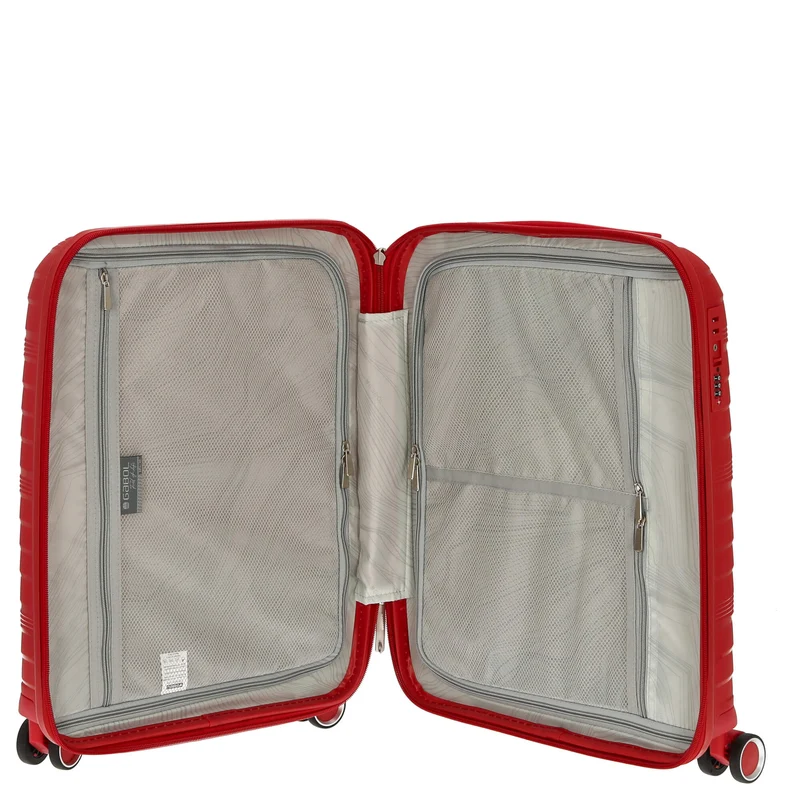 Gabol Kiba - Trolley de cabina con 4 ruedas 54 cm (red)