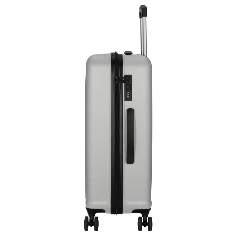 Gabol Jet - Trolley con 4 ruedas 66 cm M (silver)