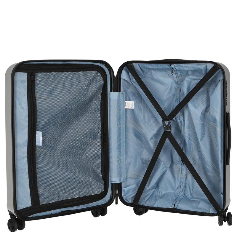 Gabol Jet - Trolley con 4 ruedas 66 cm M (silver)