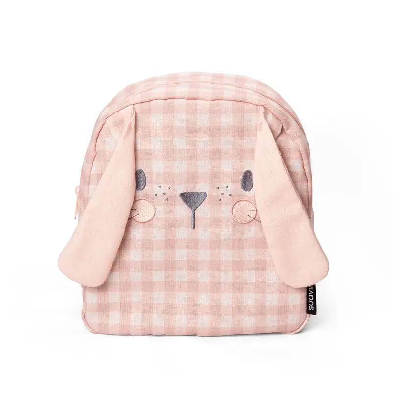 Suavinex Mochila Guardería, Conejo, Rosa