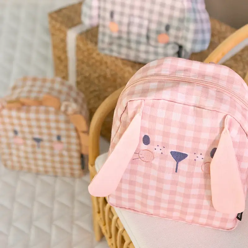 Suavinex Mochila Guardería, Conejo, Rosa