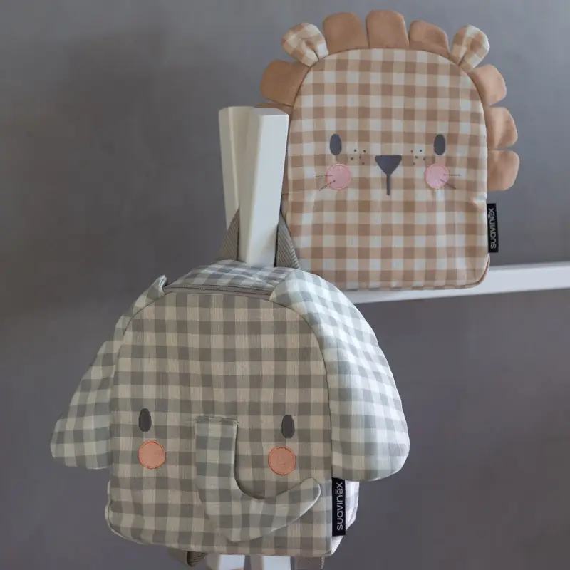 Suavinex Mochila Guardería, Elefante Gris