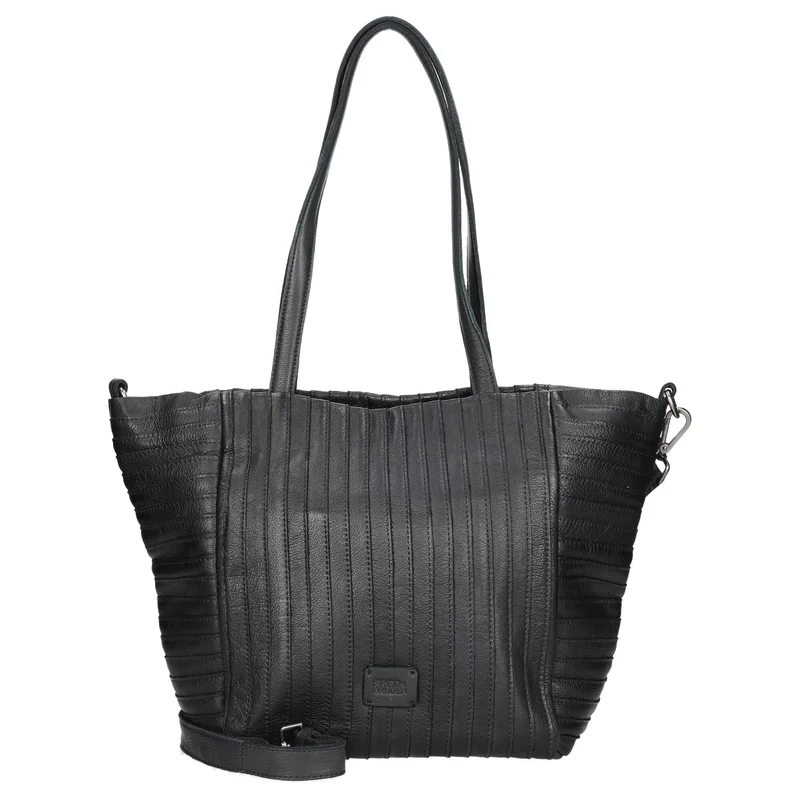 FREDsBRUDER Streifenhörnchen - Shopper 44 cm (negro)