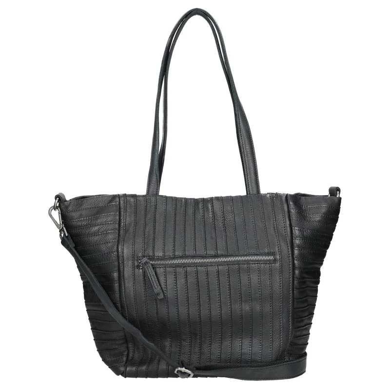 FREDsBRUDER Streifenhörnchen - Shopper 44 cm (negro)