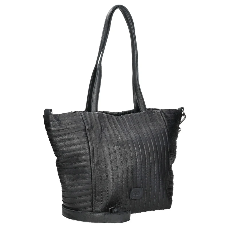 FREDsBRUDER Streifenhörnchen - Shopper 44 cm (negro)
