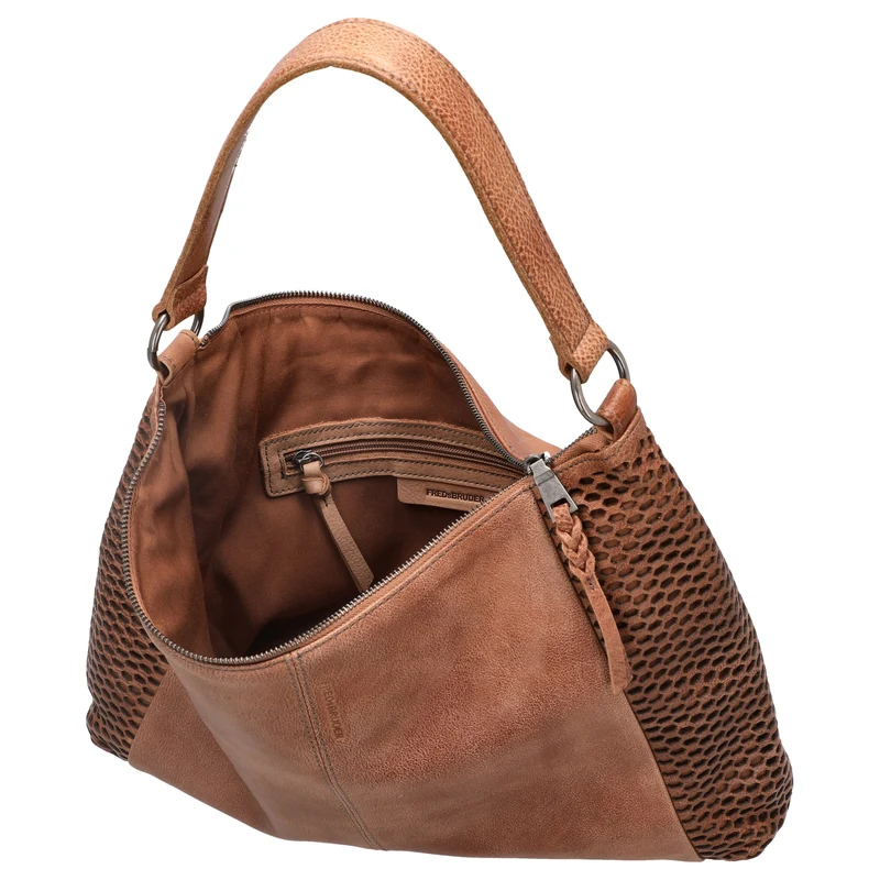 FREDsBRUDER My Hobo - Bolso bandolera 40 cm (dark caramel)